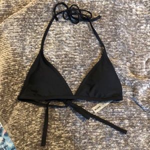Shein triangle black bikini top
